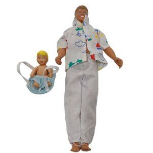 Vintage 1990 Big Step Productions/Hasbro Big Bro' Ken and Baby Brother Tommy